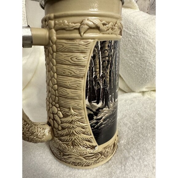Terry Redlin "Sharing the Solitude”  Stein tankard Perfect Getaway COA 1987 - Picture 10 of 16